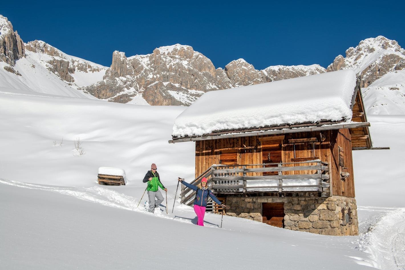 Sneeuwschoenwandelen Val di Fassa